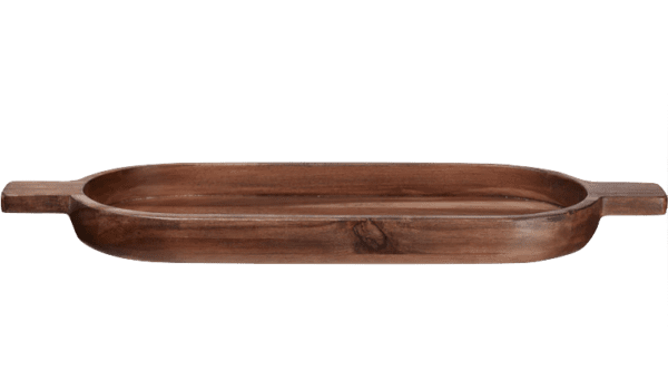 ASA - GRAND PLATEAU CREUX EN BOIS FONCÉ – Image 2